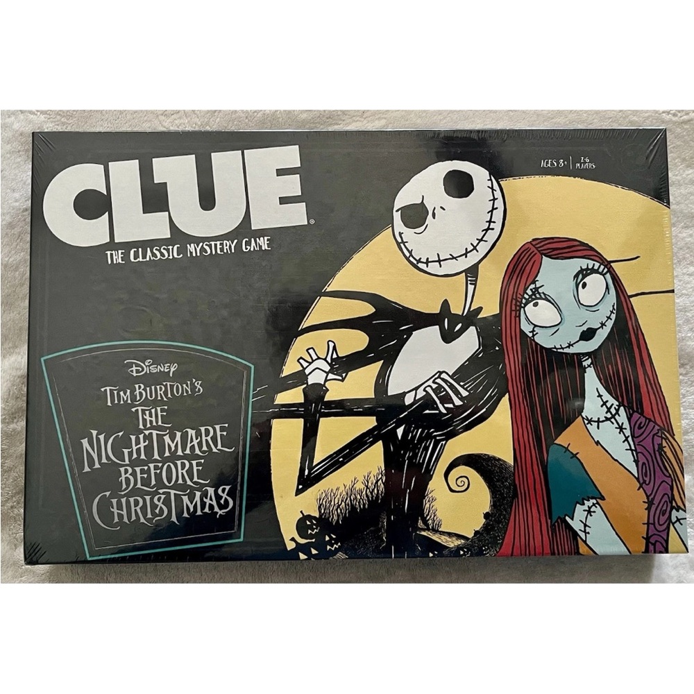 Disney Hasbro The Nightmare Before Christmas Edition CLUE Board Game New Sealed